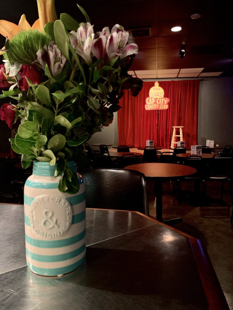 plant at cap city comedy club 